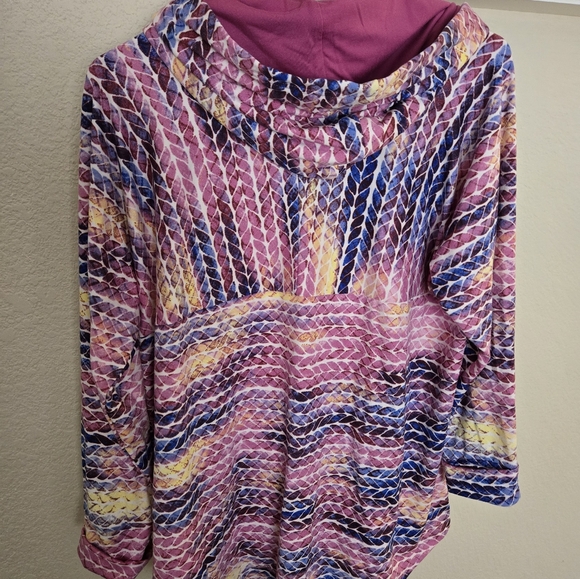 Lularoe Amber Hooded Sweatshirt, XL - Picture 2 of 4